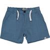 Cotton Drawstring Shorts, Royal Blue - Shorts - 1 - thumbnail