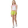 Contrast Trim Neck Tank Top, White - Tees - 5