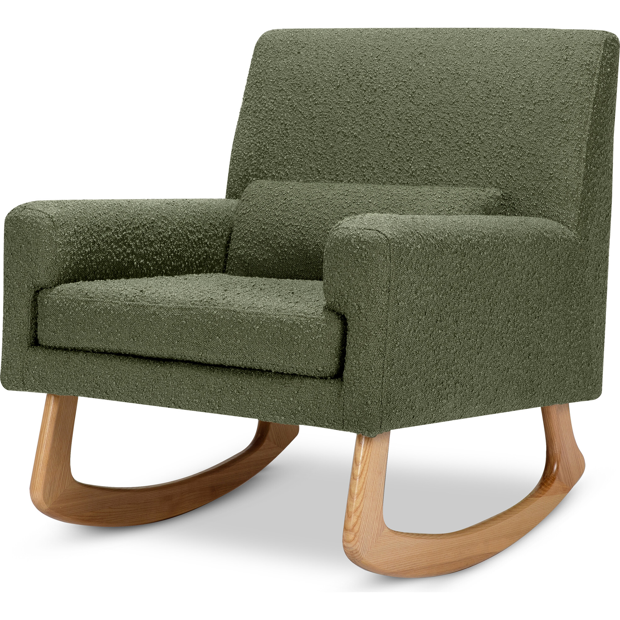 Sleepytime Rocker, Boucle Olive - Nursery Chairs - 1