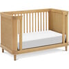 Marin with Cane 3-in-1 Convertible Crib, Honey Cane - Cribs - 3