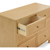 Marin with Cane 6 Drawer Dresser, Honey Cane - Dressers - 3