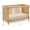 Marin with Cane 3-in-1 Convertible Crib, Honey Cane - Cribs - 4