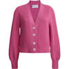 Women's Isla Cardi, Taffy Pink - Sweaters - 1 - thumbnail