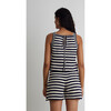 Women's Terra Stripe Tank, Ivory + Navy Stripe - Tank Tops - 3