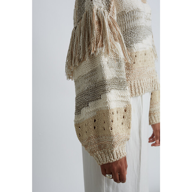 Women's Zora Sweater, Neutral - Sweaters - 5