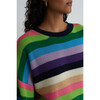 Women's Layla Multi Color Stripe Sweater, Multi Color - Sweaters - 5