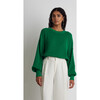 Women's Layla Sweater, Kelly Green - Sweaters - 2