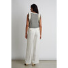 Women's Viola Stripe Tank, Ivory + Navy Stripe - Tank Tops - 5