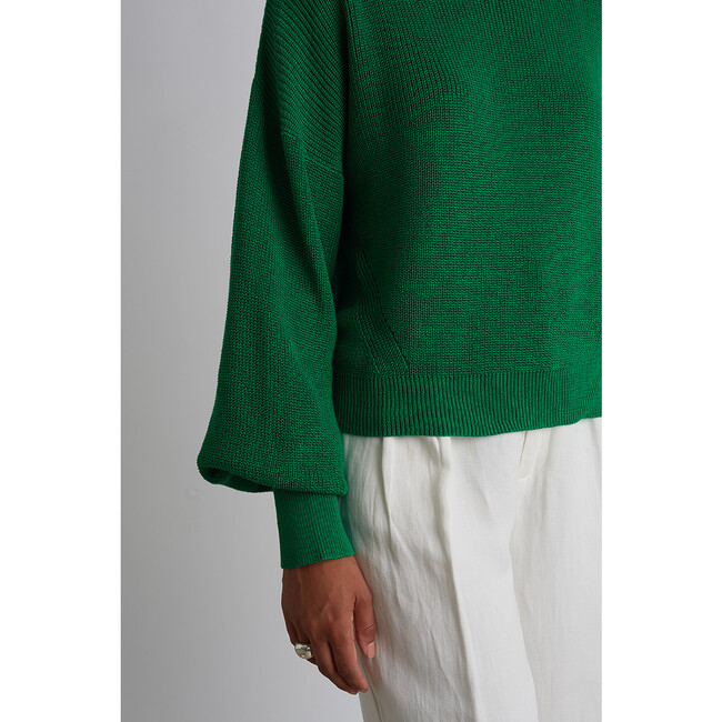 Women's Layla Sweater, Kelly Green - Sweaters - 4