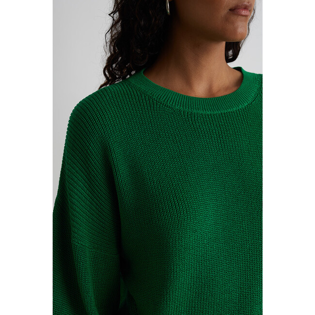 Women's Layla Sweater, Kelly Green - Sweaters - 5