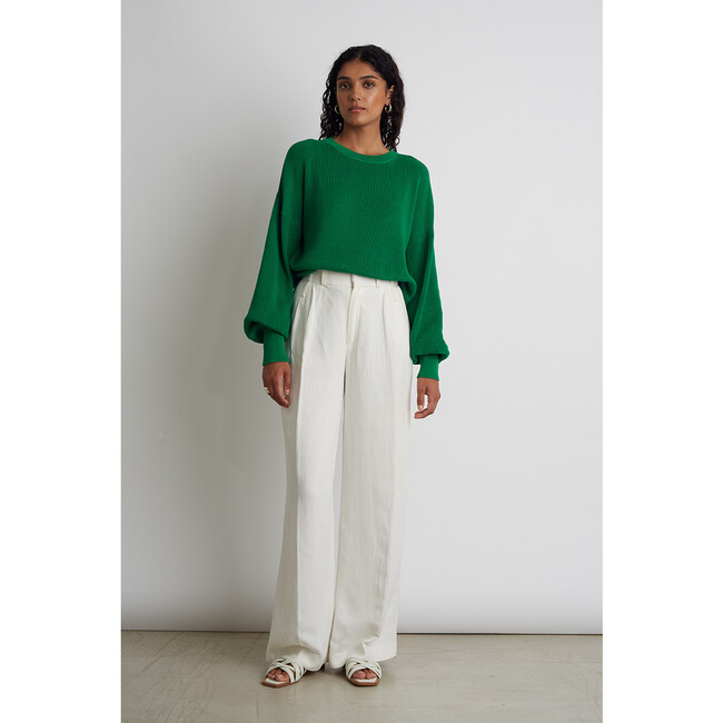 Women's Layla Sweater, Kelly Green - Sweaters - 6