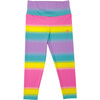 Hailey Colorblock High Waist Legging, Rainbow - Leggings - 1 - thumbnail