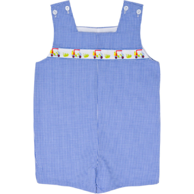 Ethan Jon Jon Golf Cart Print Bubble, Blue - Onesies - 1