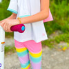 Hailey Colorblock High Waist Legging, Rainbow - Leggings - 2
