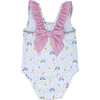 Sarah Sleeveless Ice Cream Print Swimsuit, Pink - One Pieces - 2