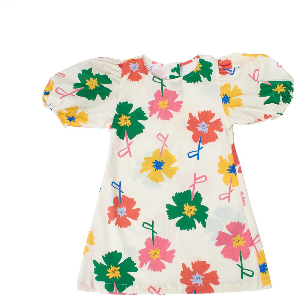 Glow Dress, Vintage Flower - Dresses - 1