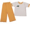 Print T-Shirt And Palazzo Pants Set, Safari - Mixed Apparel Set - 1 - thumbnail