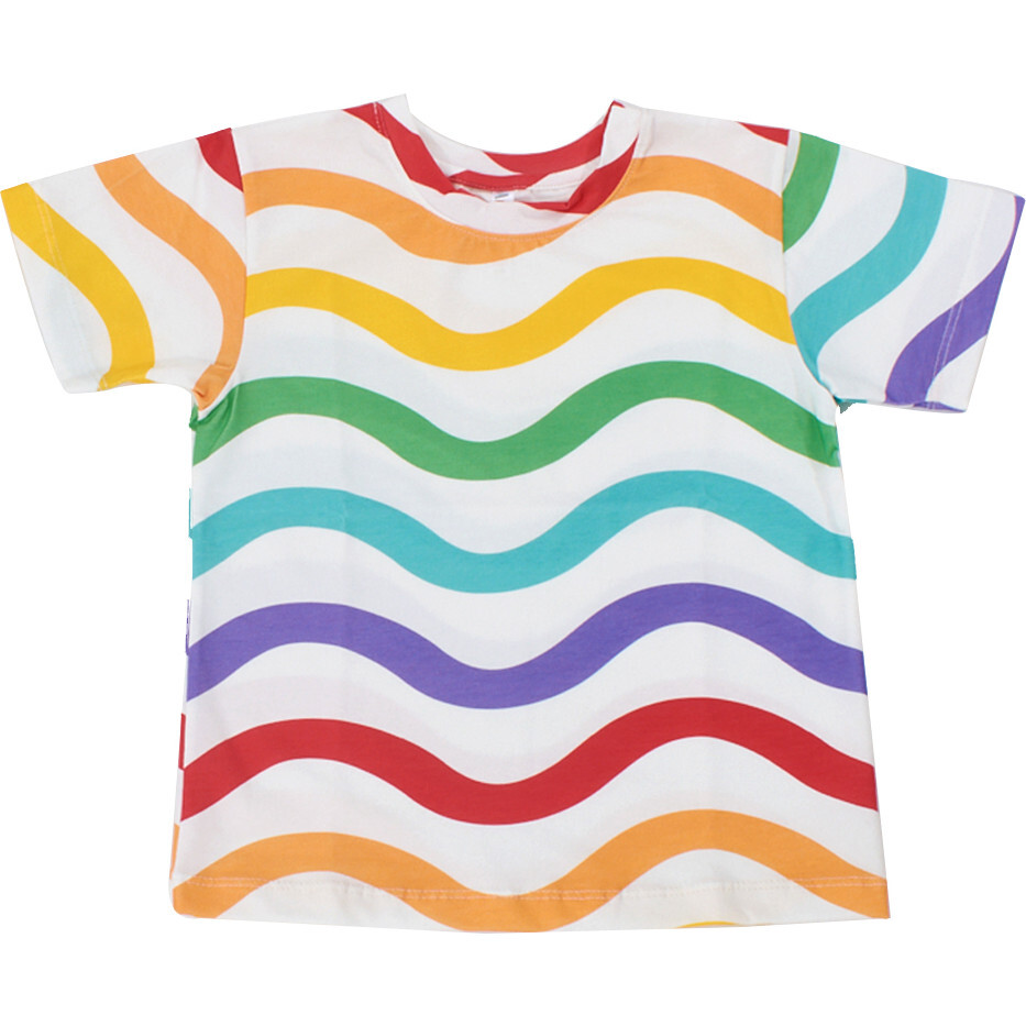 Print T-Shirt, Color Waves - T-Shirts - 1