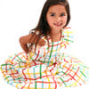 Print Rainbow Dress, Color Lines - Dresses - 4