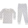 Kids Pajamas, Grey Peace Sign - Pajamas - 2