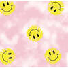 Kids Pajamas, Happy Smiley Scribble on Pink - Pajamas - 2
