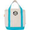 Small Lunch Tote Cooler, Turquoise - Bags - 1 - thumbnail