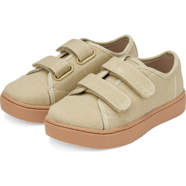 Robby 2.0 Canvas Double Hook-N-Loop Sneaker, Khaki