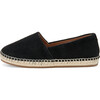 Marcus Suede Espadrilles, Black - Loafers - 2