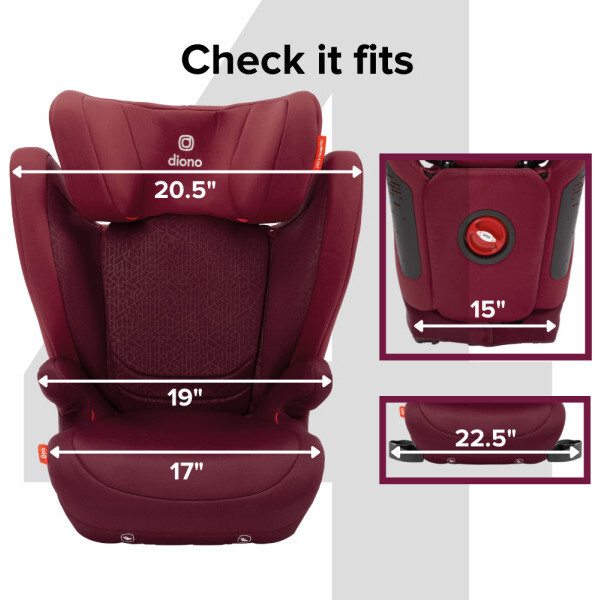 Monterey 4DXT Booster Seat - Plum - Booster Seats - 3