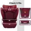 Monterey 4DXT Booster Seat - Plum - Booster Seats - 3