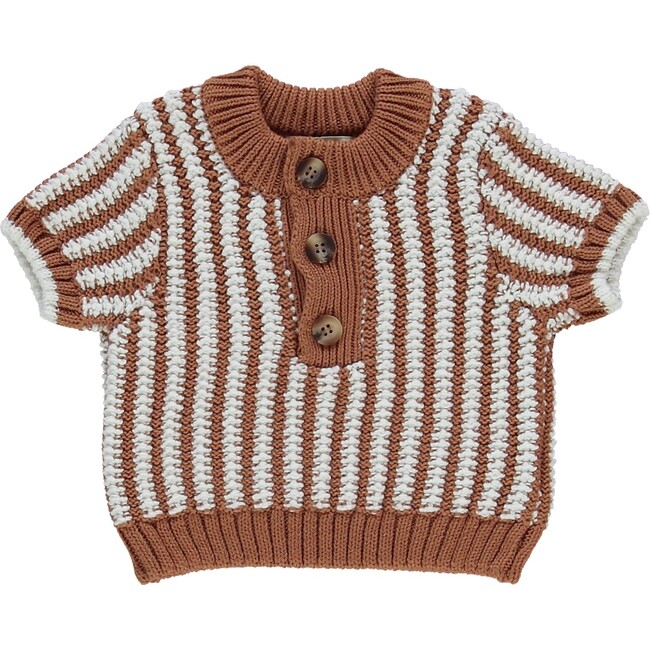 Duarte Top, Crochet Stripe - Shirts - 1