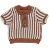 Duarte Top, Crochet Stripe - Shirts - 1 - thumbnail