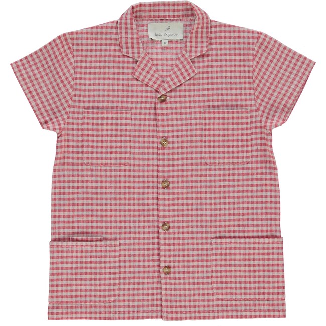 Claude Shirt, Cherry Gingham - Shirts - 1