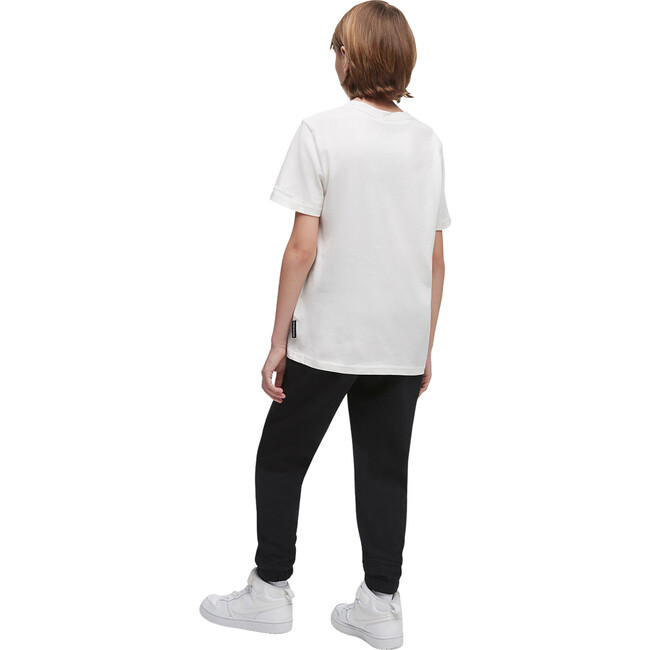Plaxton T-shirt With Raised Logo On Sleeve, Beige - Tees - 2
