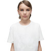 Plaxton T-shirt With Raised Logo On Sleeve, Beige - Tees - 3