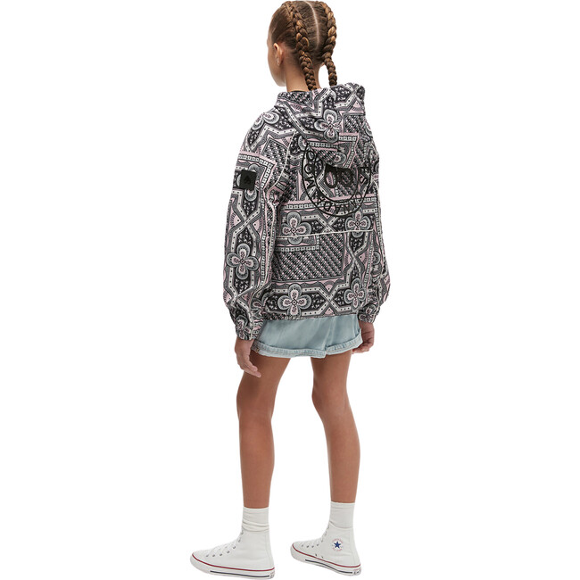 Highfield Printed Jacket Hood With An Elastic Opening, Pink - Jackets - 2