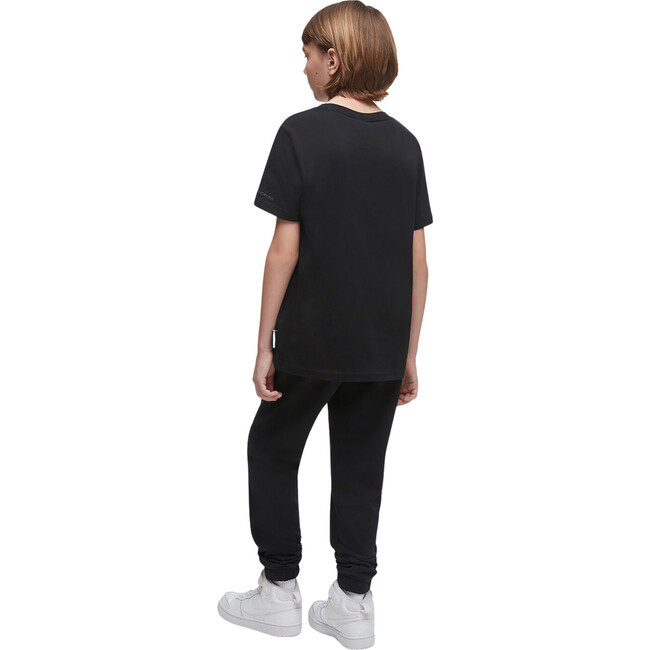 Plaxton T-shirt With Raised Logo On Sleeve, Black - Tees - 2