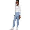 Kennedy Joggers With Ankle Cuffs, Blue - Pants - 1 - thumbnail