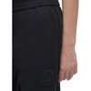 Kennedy Joggers With A Rib Knit Elastic Waistband, Black - Pants - 3 - thumbnail