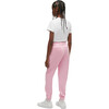Kennedy Joggers With A Rib Knit Elastic Waistband, Pink - Pants - 2