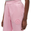 Kennedy Joggers With A Rib Knit Elastic Waistband, Pink - Pants - 3 - thumbnail