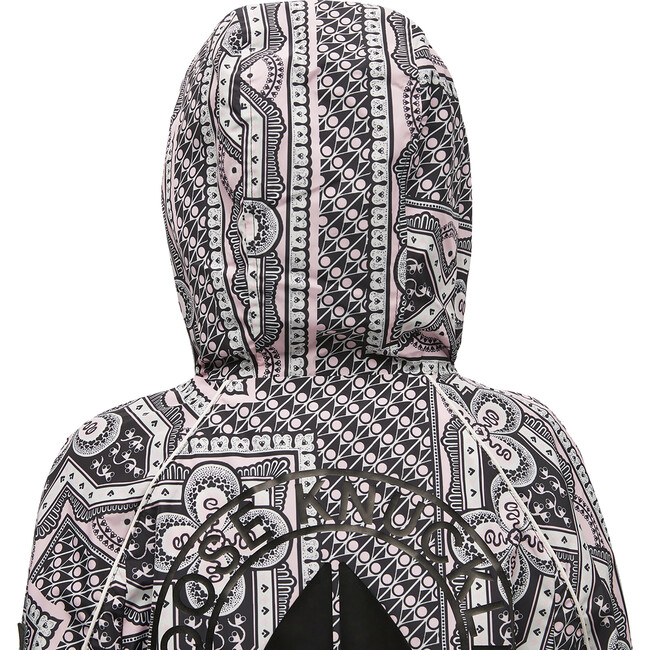 Highfield Printed Jacket Hood With An Elastic Opening, Pink - Jackets - 5