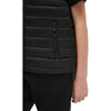 Air Down Vest With Zip Pocket, Black - Vests - 4 - thumbnail