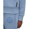 Kennedy Zip Hoodie With Integrated Hood, Blue - Sweatshirts - 4