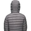 Air Down Printed Jacket With Integrated Hood, Grey - Jackets - 5