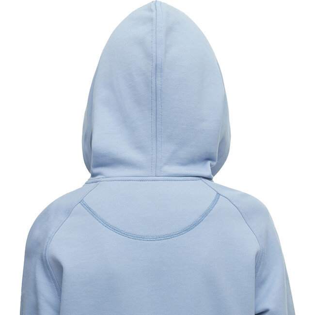 Kennedy Zip Hoodie With Integrated Hood, Blue - Sweatshirts - 5