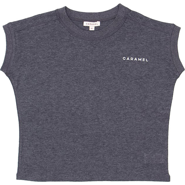 Cress Cuff Sleeve T-Shirt, Grey - Shirts - 1