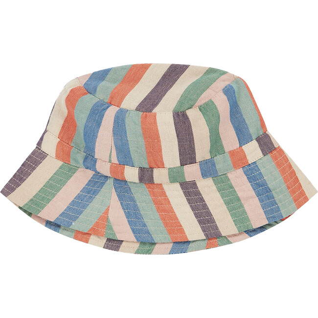 Cedrus Baby Stripe Wide Brim Bucket Hat, Multicolors