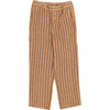 Erodium Button Fly Stripe Trouser, Mustard - Pants - 1 - thumbnail
