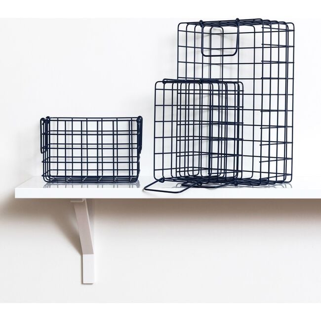 The Basket Set, Navy - Storage Baskets - 2